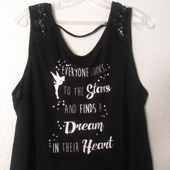 Disney women's size XL (15-17) black and white top - Picture 2 of 14